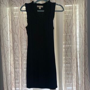 Michael Kors Black Sleeveless Sheath Mini Dress